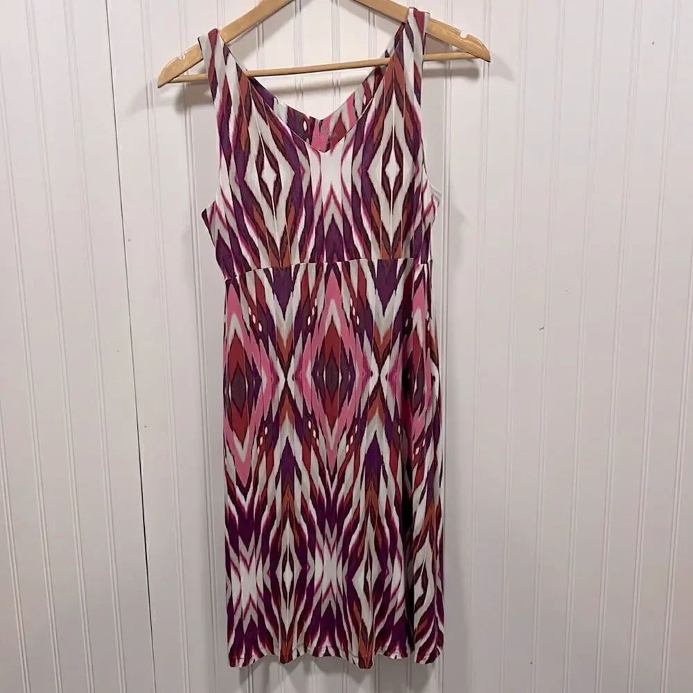 Athleta printed Santorini v-neck dress